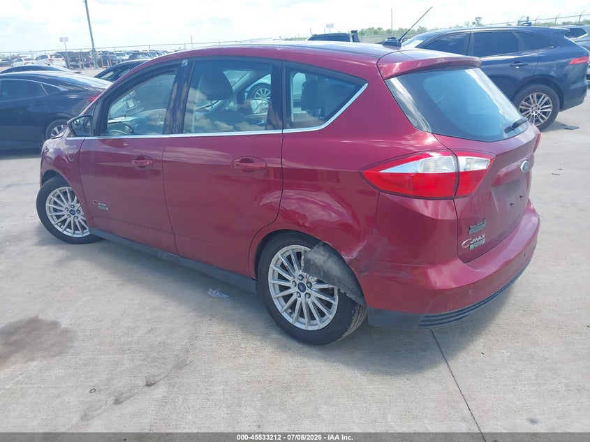 Vin: 1fadp5cu2dl556152, lot: 46031456, ford c-max energi sel 20133