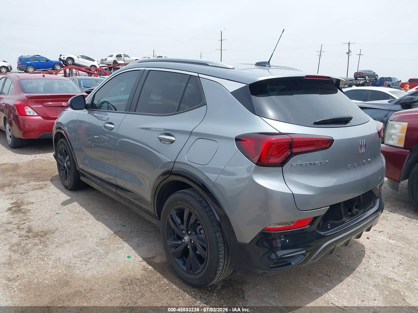 Vin: kl4amdsl8rb212387, lot: 46031480, buick encore gx sport touring fwd 20243