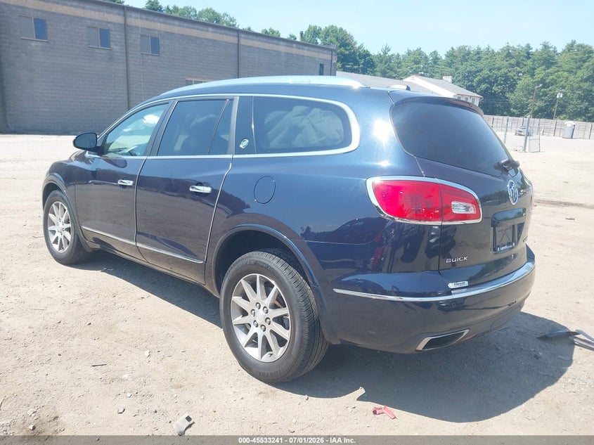 Vin: 5gakvbkd8hj152265, lot: 46031485, buick enclave leather 20173