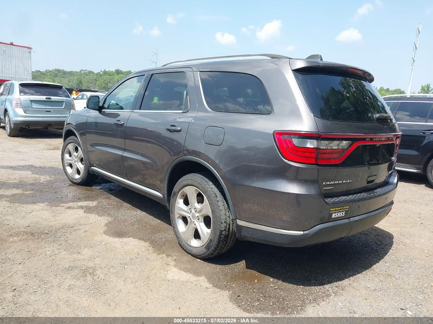 Vin: 1c4rdjdg5ec412946, lot: 46031519, dodge durango limited 20143
