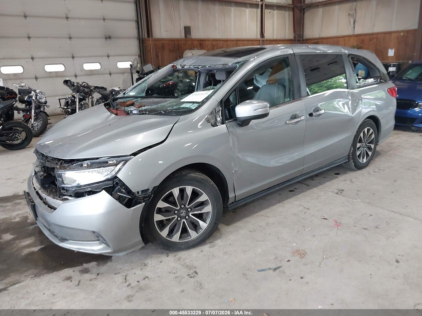 5FNRL6H7XMB016216 2021 HONDA ODYSSEY EX-L photo 1