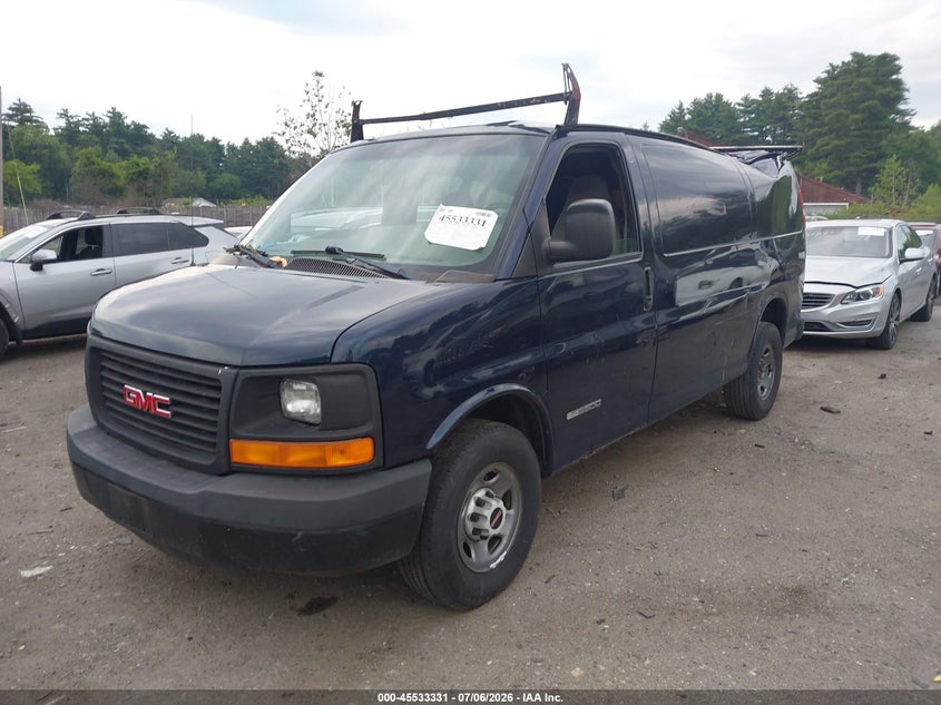 2006 GMC Savana Work Van, Крыша, IAAI, VIN 1GTGG25VX61166085 — фото 2
