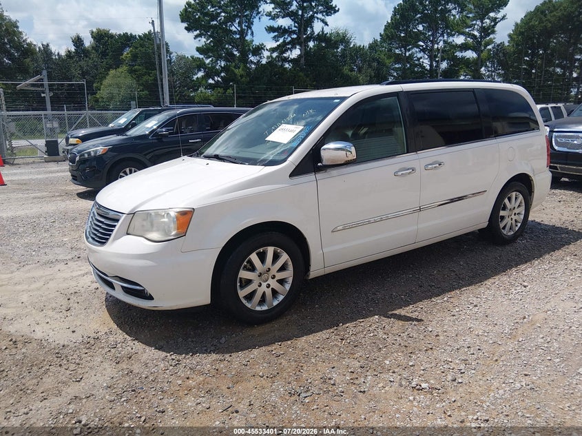Vin: 2c4rc1cg7cr232974, lot: 46031645, chrysler town & country touring-l 20122