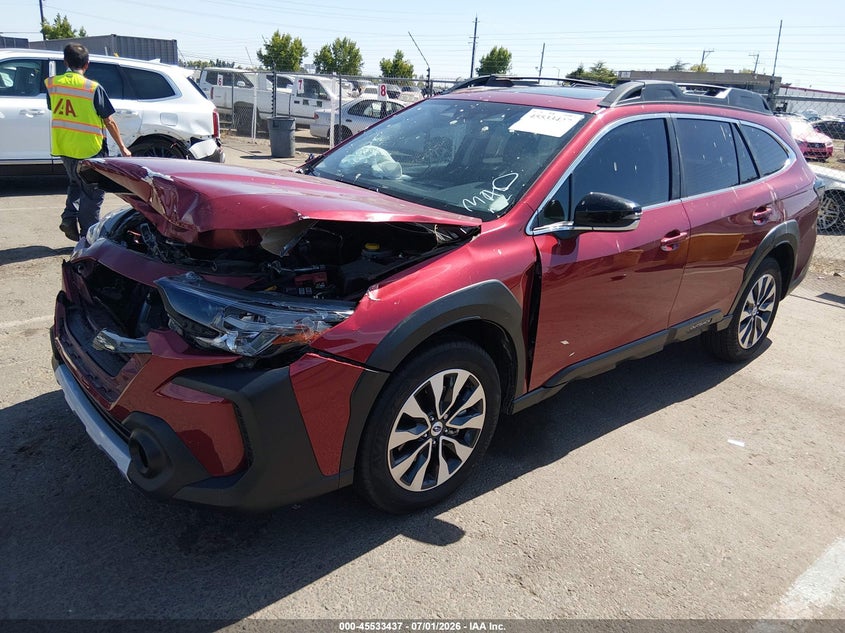 Vin: 4s4btanc5p3159237, lot: 46031681, subaru outback limited 20232