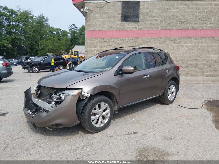 Vin: jn8az1mw2cw232510, lot: 46031713, nissan murano sl 20122