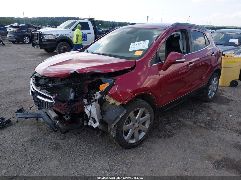Vin: kl4cjbsb5hb163645, lot: 46031720, buick encore preferred ii 20172