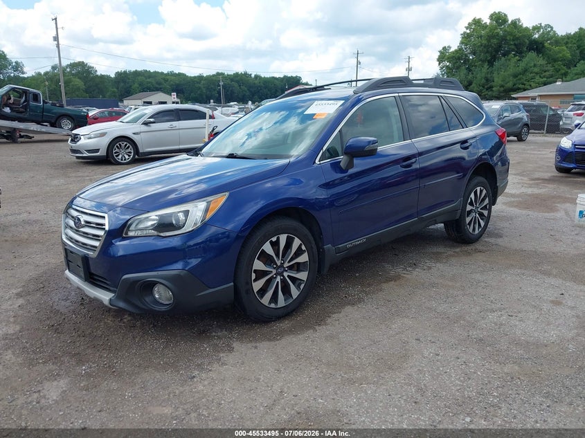 Vin: 4s4bsalc2g3208402, lot: 46031739, subaru outback 2.5i limited 20162