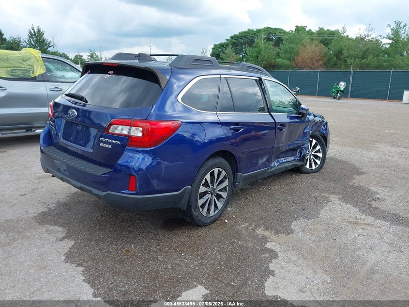 Vin: 4s4bsalc2g3208402, lot: 46031739, subaru outback 2.5i limited 20164