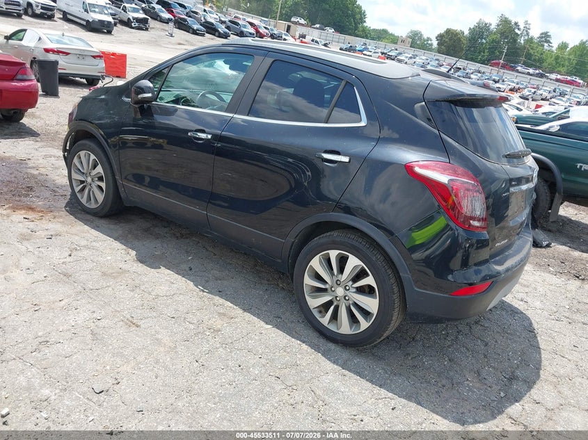Vin: kl4cjasb7hb054341, lot: 46031755, buick encore preferred 20173