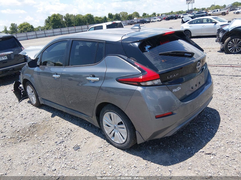 Vin: 1n4az1bv7pc554322, lot: 46031764, nissan leaf s 40 kwh 20233