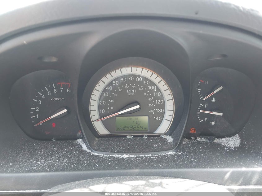 2009 Kia Spectra Sx VIN: KNAFE221795026010 Lot: 45533535