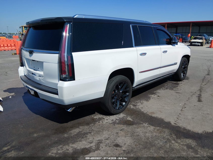 Vin: 1gys4jkj8hr250161, lot: 46031781, cadillac escalade esv premium luxury 20174