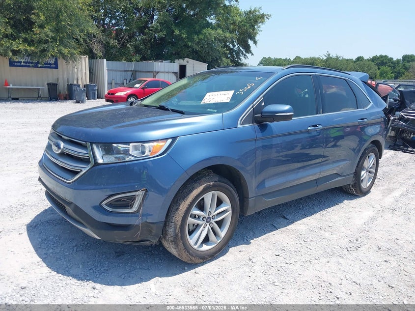 Vin: 2fmpk3j87jbb84637, lot: 46031809, ford edge sel 20182