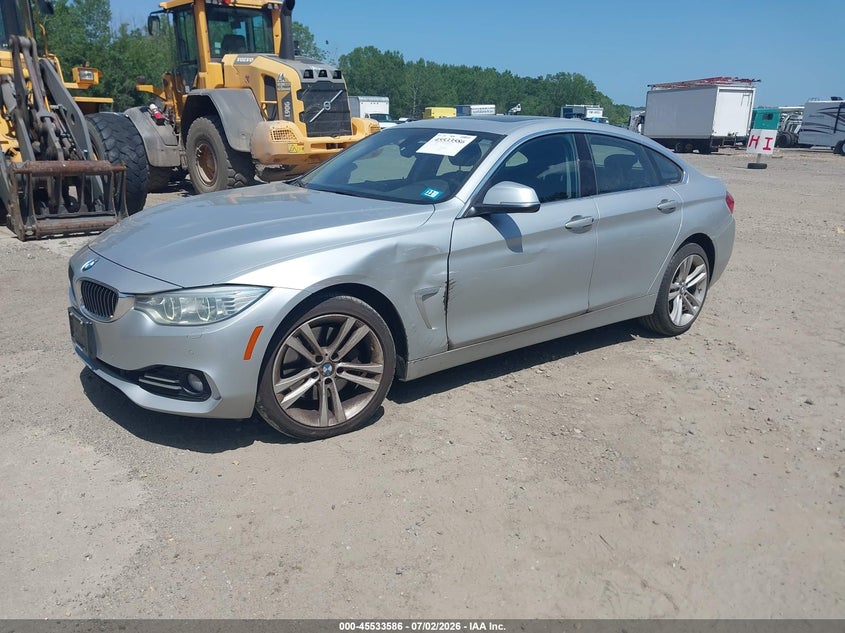 Vin: wba4a7c50fd414540, lot: 46031830, bmw 428 gran coupe xdrive 20152