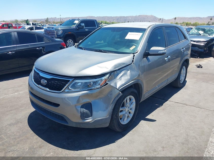 2014 Kia Sorento Lx 5XYKT3A60EG488310 photo 1