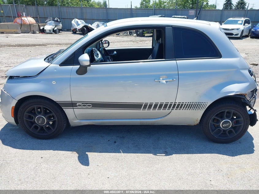 2013 Fiat 500 Pop VIN: 3C3CFFARXDT545812 Lot: 45533611