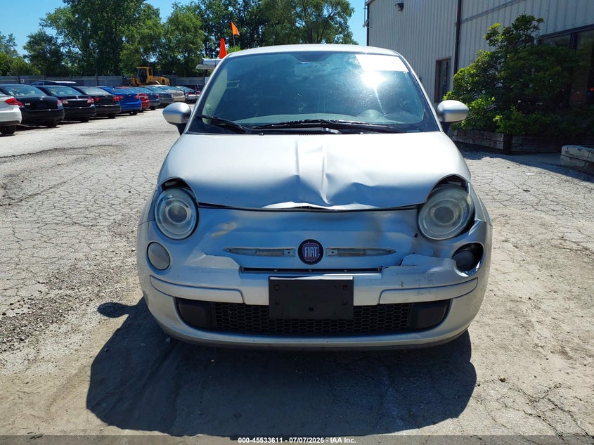 2013 Fiat 500 Pop VIN: 3C3CFFARXDT545812 Lot: 45533611