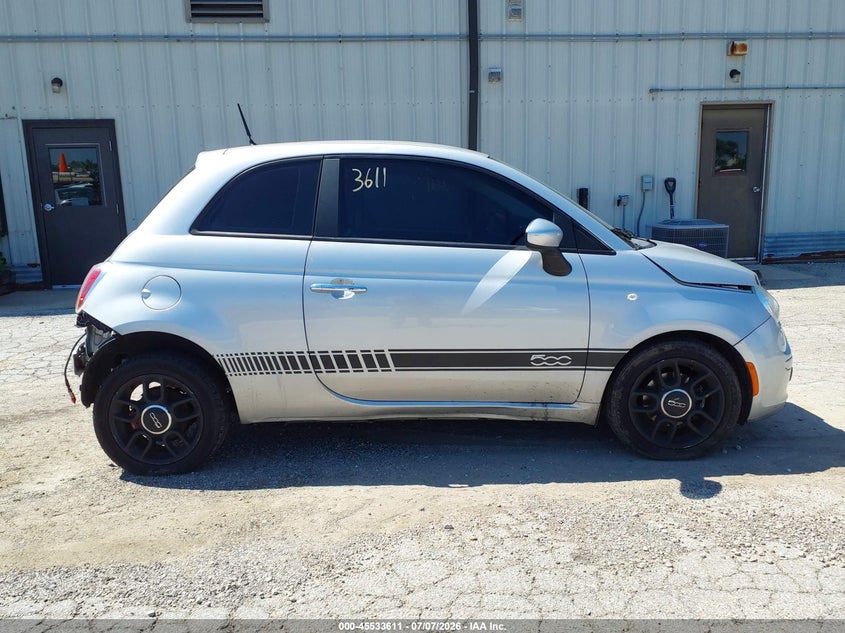 2013 Fiat 500 Pop VIN: 3C3CFFARXDT545812 Lot: 45533611
