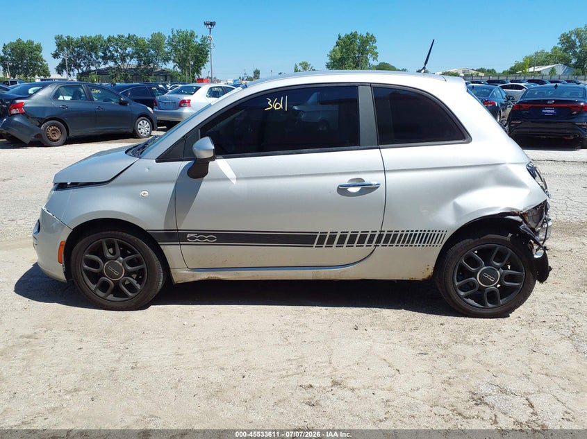 2013 Fiat 500 Pop VIN: 3C3CFFARXDT545812 Lot: 45533611