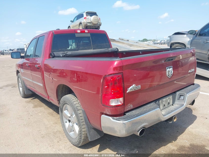 Vin: 1c6rr7gt7es169764, lot: 46031905, ram 1500 big horn 20143