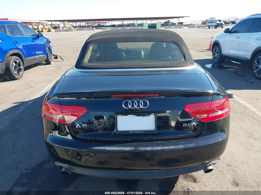 2010 Audi A5 2.0T Premium VIN: WAUJFAFHXAN012339 Lot: 45533689