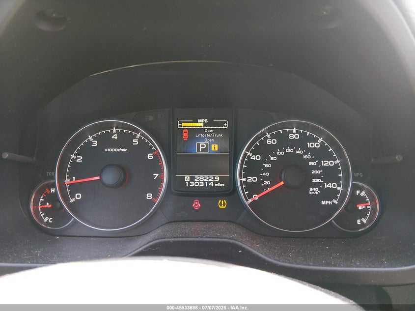2013 SUBARU OUTBACK auction photo 7