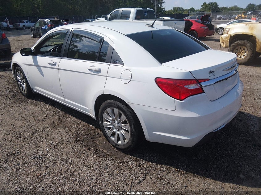 Vin: 1c3ccbab6en204414, lot: 46031954, chrysler 200 lx 20143