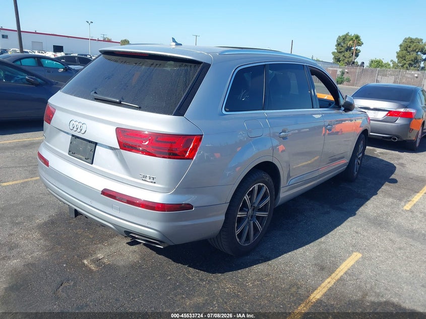 2017 Audi Q7 3.0T Premium VIN: WA1LAAF79HD052066 Lot: 45533724