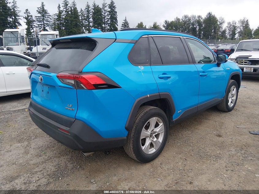 2021 TOYOTA RAV4 HYBRID auction photo 4