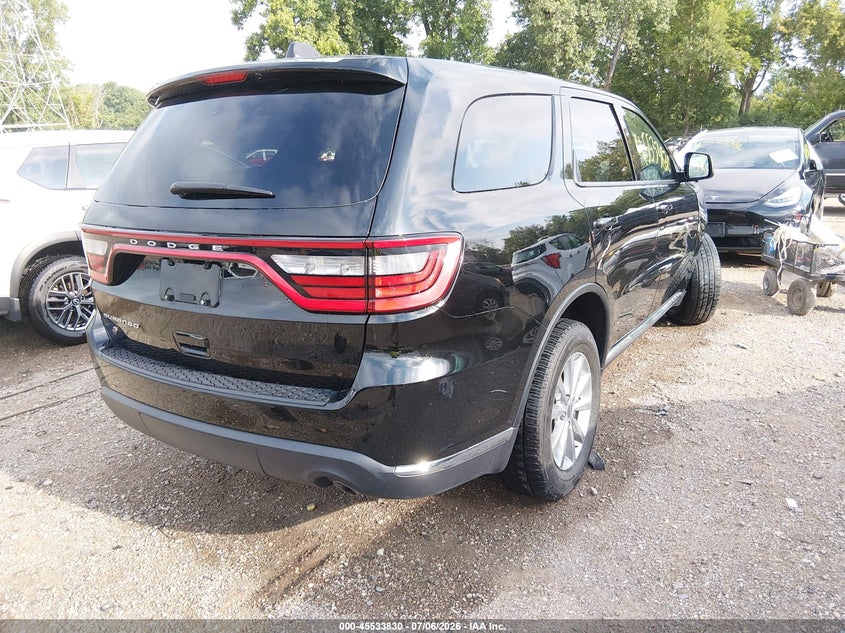 Vin: 1c4rdjag6jc496628, lot: 46032074, dodge durango sxt awd 20184