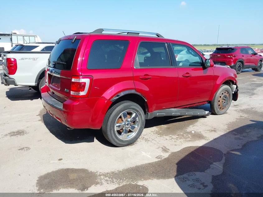 Vin: 1fmcu9egxckc63712, lot: 46032111, ford escape limited 20124