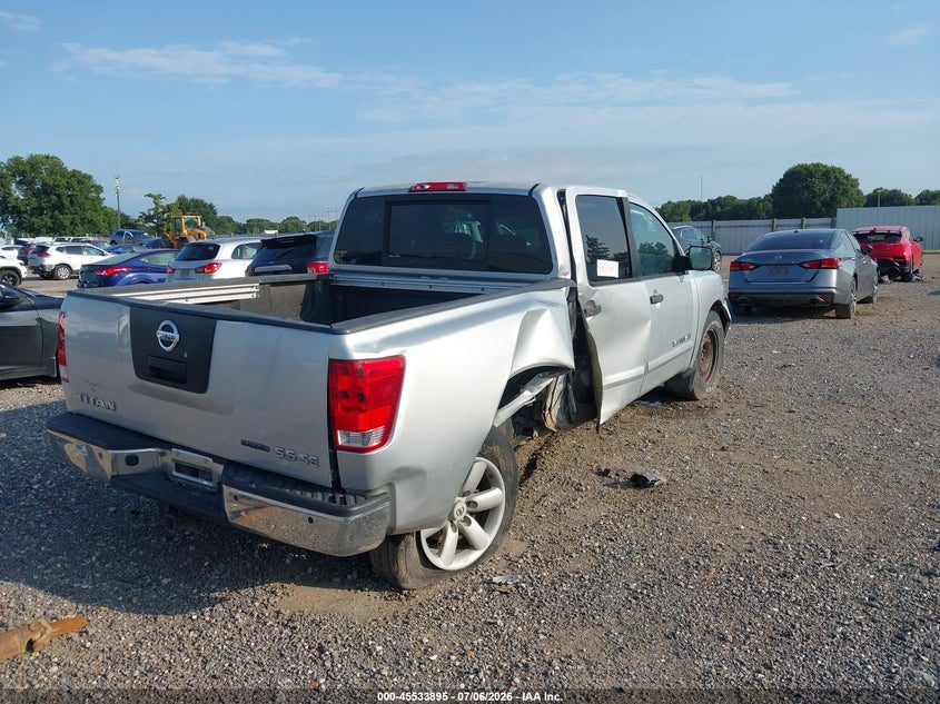 Vin: 1n6ba0ed6an311578, lot: 46032139, nissan titan se 20104