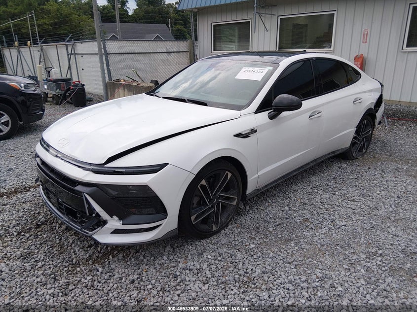 Vin: kmhl54jc6ta541305, lot: 46032153, hyundai sonata n line 20262