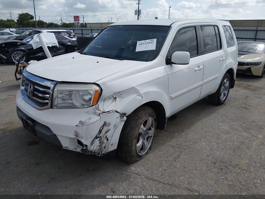 Vin: 5fnyf3h45cb009292, lot: 46032186, honda pilot ex 20122