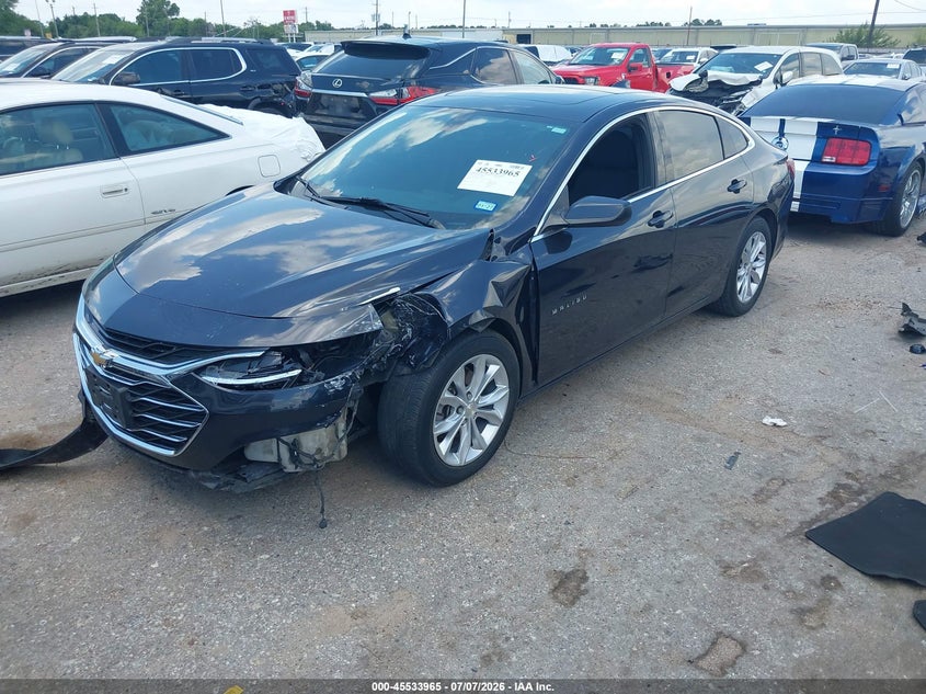 2022 Chevrolet Malibu Fwd Lt, Left Front, IAAI, VIN 1G1ZD5ST6NF176760 — photo 2