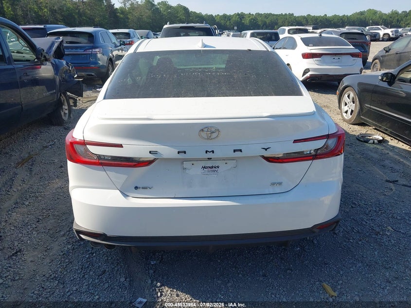 TOYOTA CAMRY 2025 VIN 4T1DAACK7SU634009