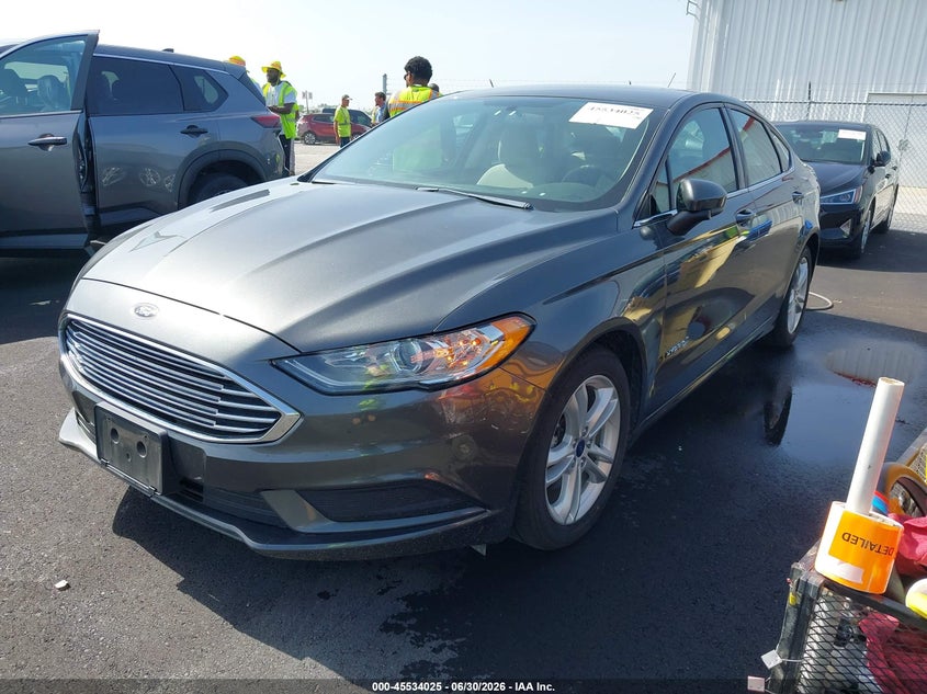 2018 Ford Fusion, Звичайний знос, IAAI, VIN 3FA6P0UU1JR235713 — фото 2