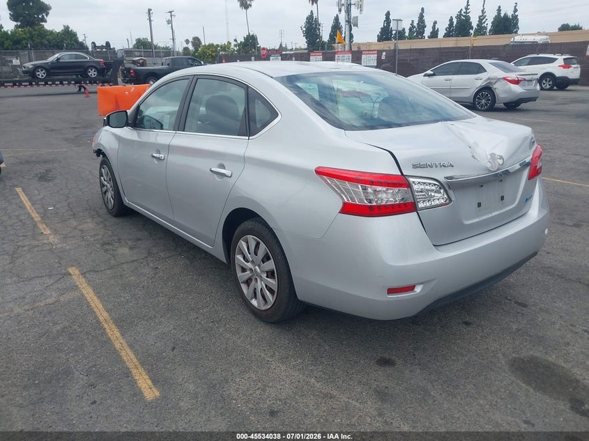 2014 NISSAN SENTRA SEDAN 1.8L I-4 DOHC, VVT, 124HP