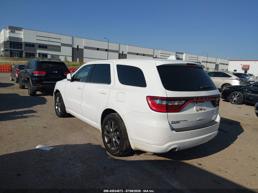 Vin: 1c4rdhdg7fc834016, lot: 46032317, dodge durango limited 20153