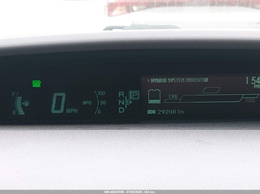 2011 TOYOTA PRIUS auction photo 7