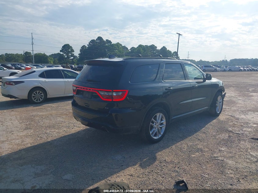 Vin: 1c4rdjdg1pc597192, lot: 46032416, dodge durango gt plus awd 20234
