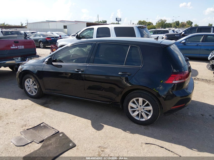 2018 Volkswagen Golf Tsi S/Tsi Se VIN: 3VWG17AU1JM278150 Lot: 45534202