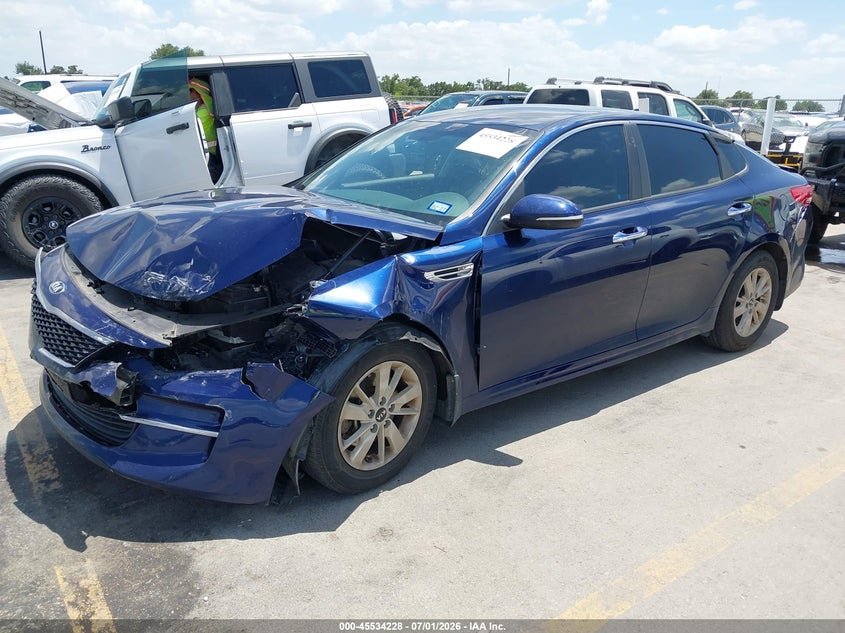 Vin: 5xxgt4l32jg188605, lot: 46032472, kia optima lx 20182
