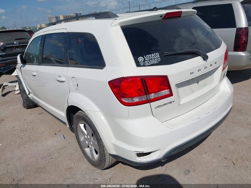 Vin: 3c4pdcbg4ct364072, lot: 46032574, dodge journey sxt 20123