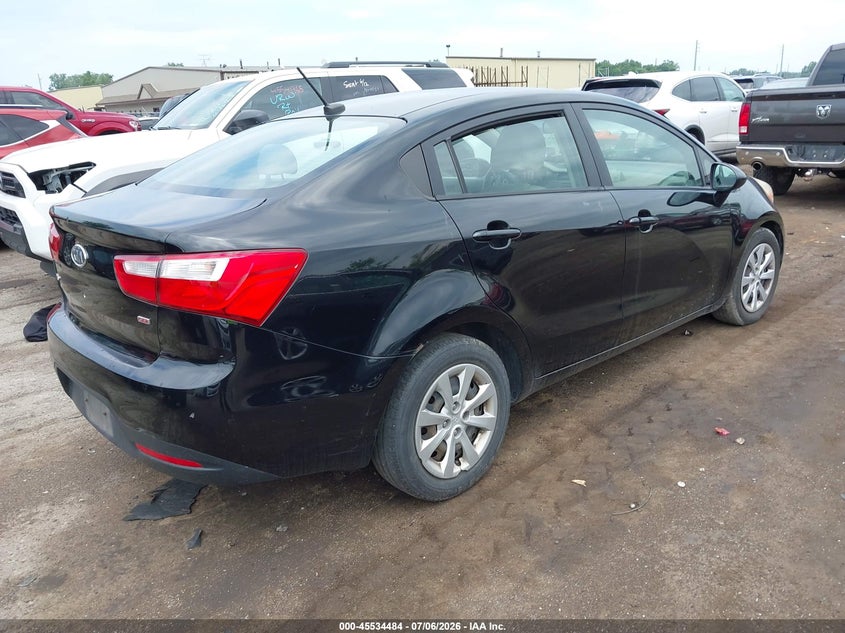 Vin: knadm4a37e6368165, lot: 46032728, kia rio lx 20144