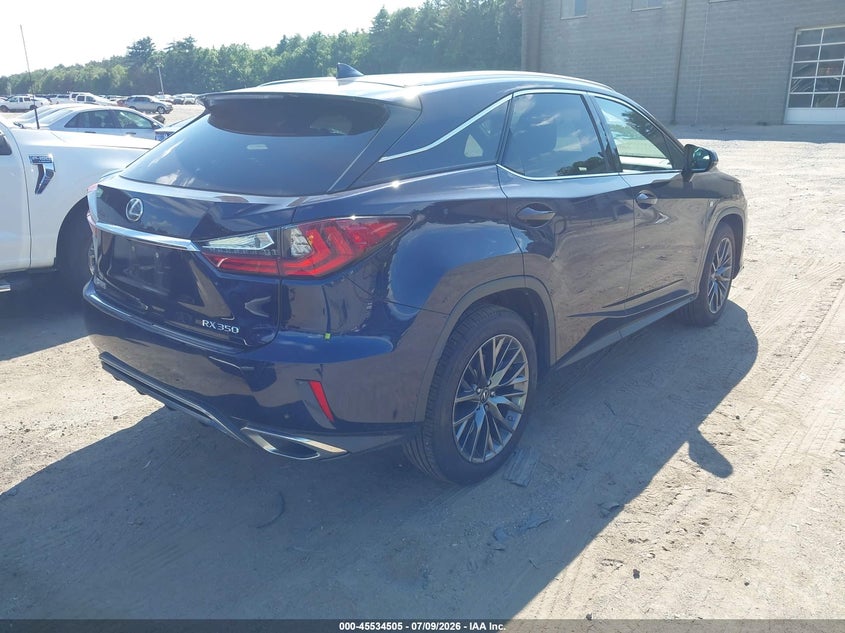 Vin: 2t2bzmca1hc077063, lot: 46032749, lexus rx 350 f sport 20174