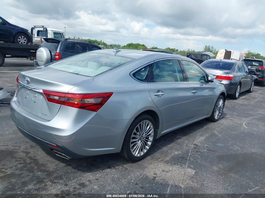 2016 TOYOTA AVALON auction photo 4