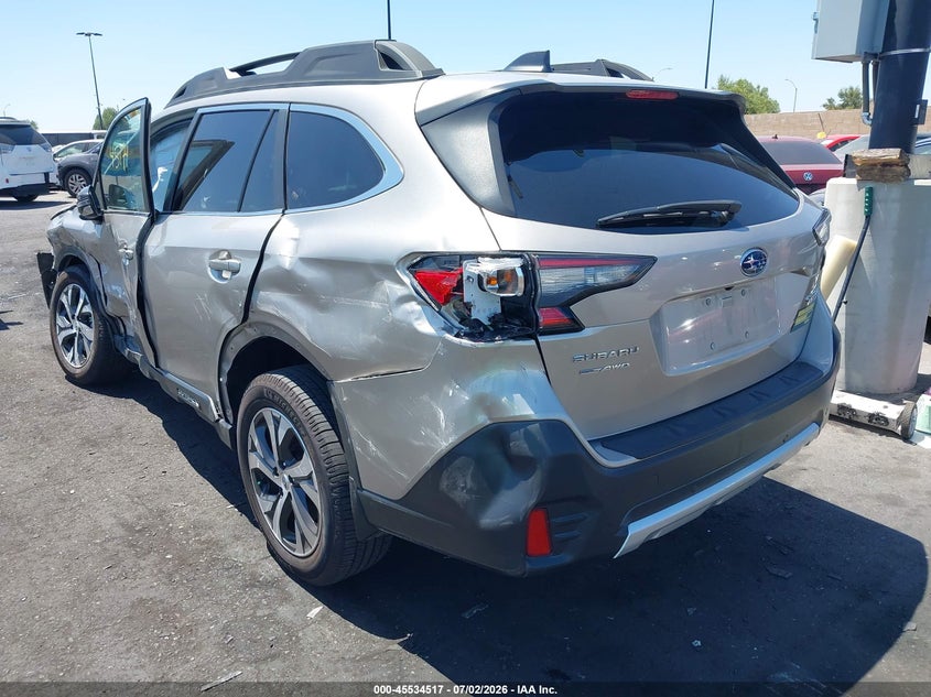 Vin: 4s4btanc4l3134405, lot: 46032761, subaru outback limited 20203