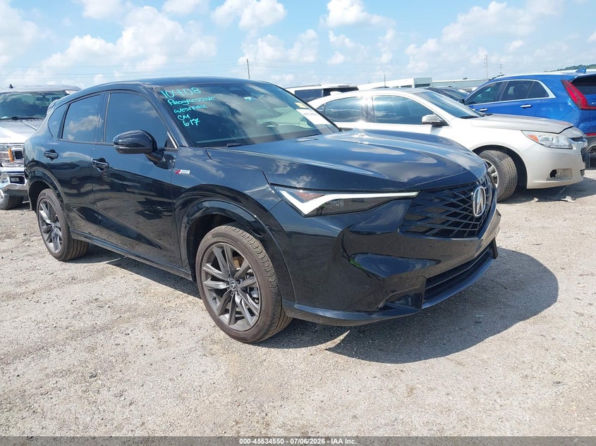2025 Acura Adx A-Spec, Удар сзади, IAAI, VIN 3HDSA2H53SM703849
