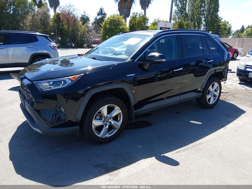 2020 Toyota RAV 4, Удар ззаду, IAAI, VIN 4T3DWRFV5LU004729 — фото 2